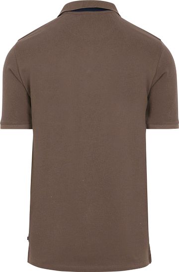 Suitable Respect Polo Tiger Bruin Product / Achterkant