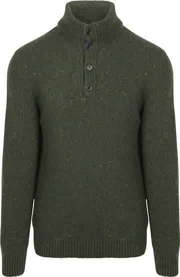 Gant_Mocker Pullover Wool Blend Dunkelgrün Product
