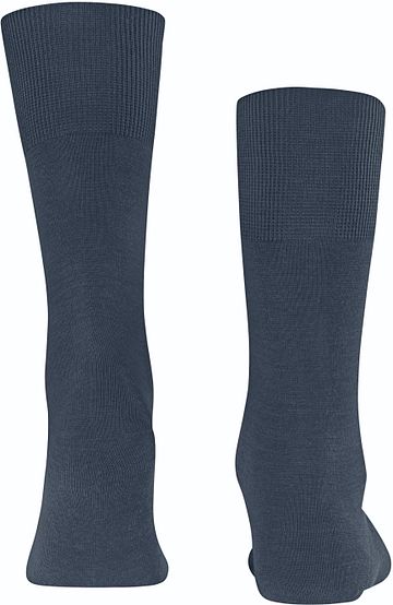 Calcetines Falke Airport de mezcla de lana 6688 azul marino oscuro Product / Achterkant