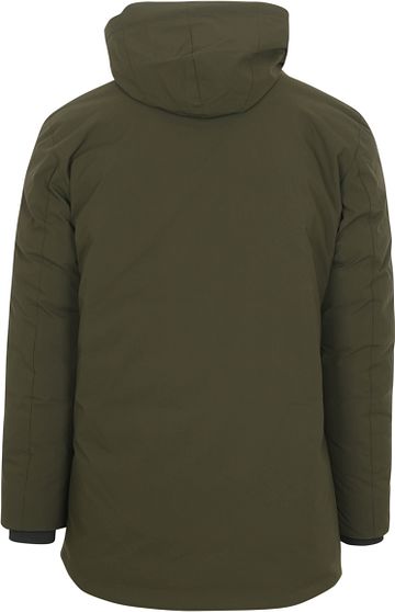Save The Duck Jas Sesle Hood Olive Product / Achterkant