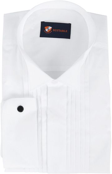 Tuxedo Shirt Pleated White Wing Tip Product