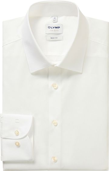 OLYMP Level Five Shirt Extra Long Sleeve Body-Fit Off-White Product