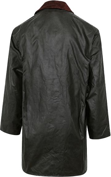 Barbour Border Wax Jas Groen Product / Achterkant