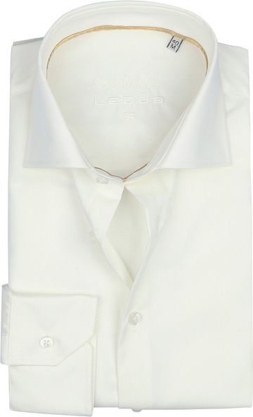 Ledub Weddingshirt Slimfit Off White Product