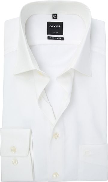 OLYMP Luxor Overhemd Off-White Modern Fit Product