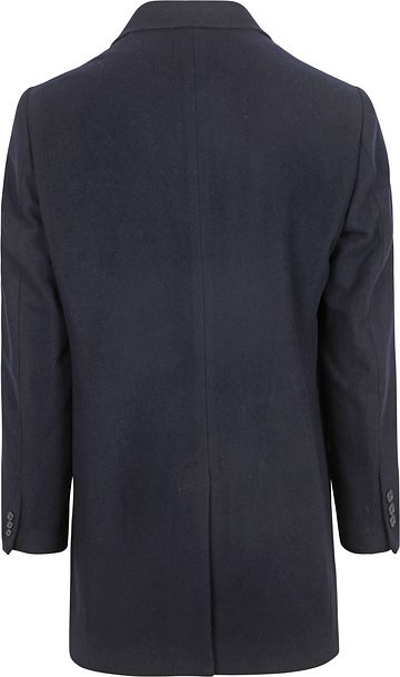 Suitable Coat Wool Twill Navy Product / Achterkant