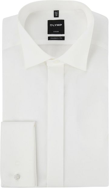 OLYMP Luxor Tuxedo Shirt Extra Long Sleeve Ecru Product