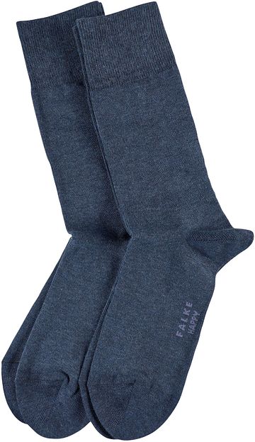 FALKE Happy Socks 2 paia blu scuro mélange Product
