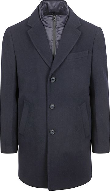 Suitable Coat Wool Twill Navy Product