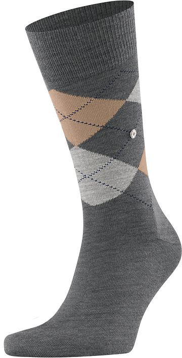 Burlington wełniane skarpety Edinburgh szare 3070 Product