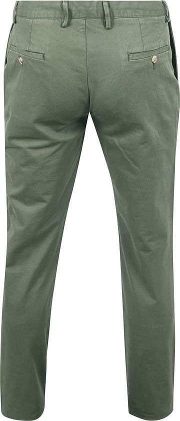 King Essentials The Harry Chino Olijfgroen Product / Achterkant