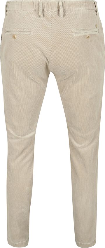 Alberto Trousers Jump Corduroy Greige Product / Achterkant