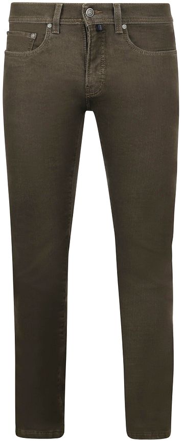 Pierre Cardin Pantalon Lyon Tapered Raw Marron Product