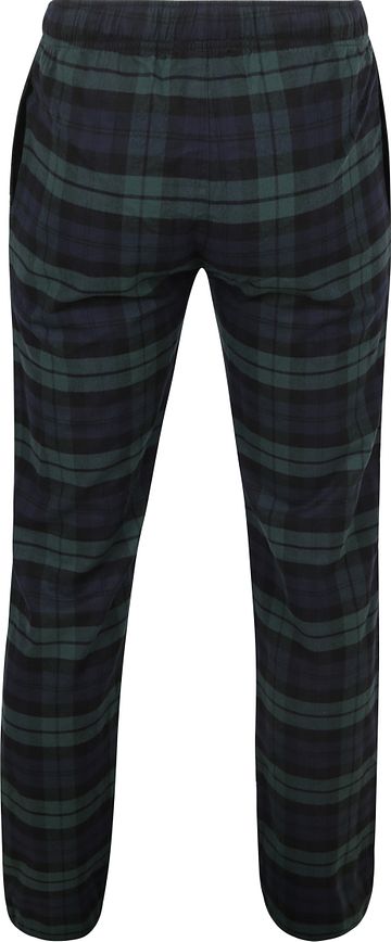Steppin' Out Lounge-Hose Kariert Dunkelblau-Grün Product / Achterkant