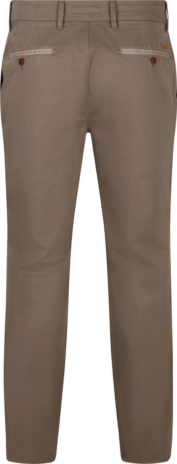 Gardeur Chino Benny 3 Taupe Product / Achterkant