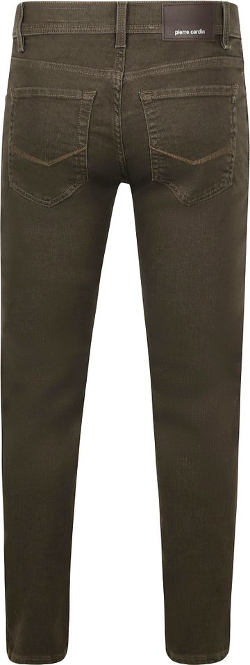 Pierre Cardin Pantalon Lyon Tapered Raw Marron Product / Achterkant