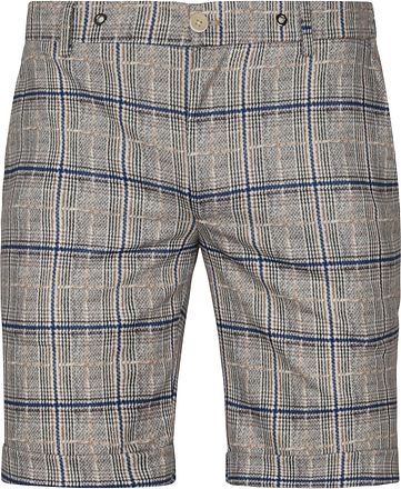 Blue Industry Short Jim Beige A Carreaux