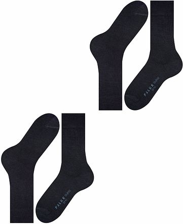Falke Swing Socks 2-Pack Navy