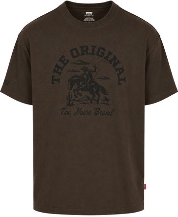 Levi's T-Shirt Marron Graphic Logo