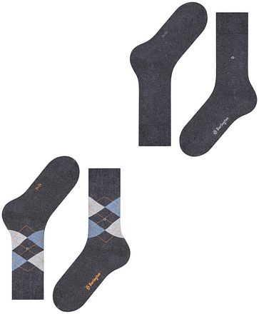 Burlington Vardag 2-Pack Antracit 3081