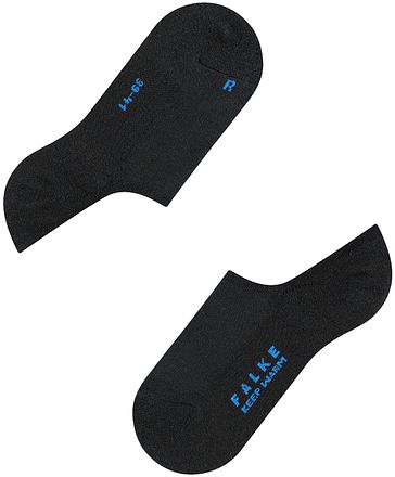 Falke Hold Deg Varm Sneakersokk Svart