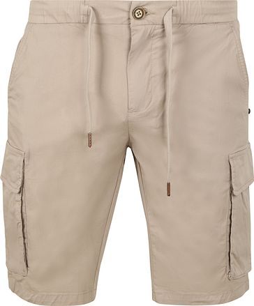 No Excess Kort Stretch Cargo Beige