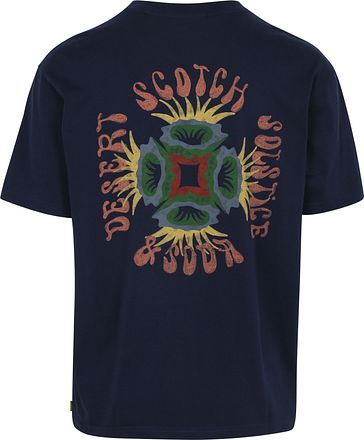Scotch & Soda T-Shirt Backprint Marine