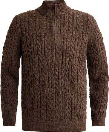 Vanguard Sweater Half Zip Wol Blend Moonscape