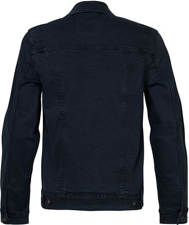 Petrol Denim Jacka Marinblå