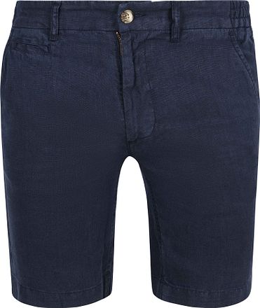 Steppin' Out Milwau Short Linen Navy