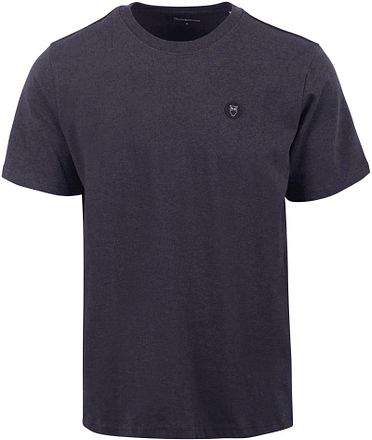 KnowledgeCotton Apparel T-shirt Navy