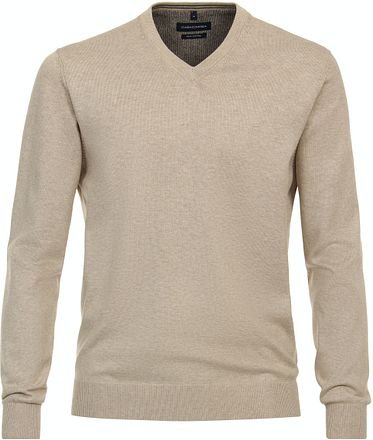 CASAMODA Pullover V-Neck Ecru