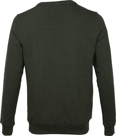 KnowledgeCotton Apparel Trui Elm Donkergroen