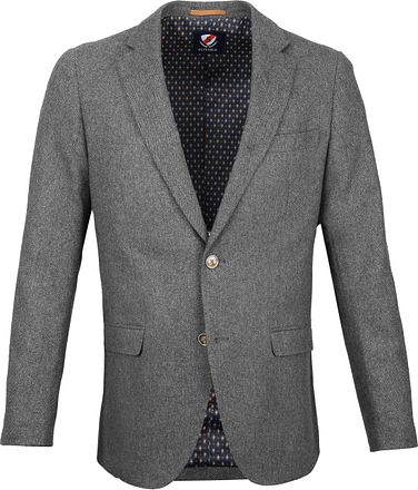 Suitable Nibe Blazer i Grå Herringbone