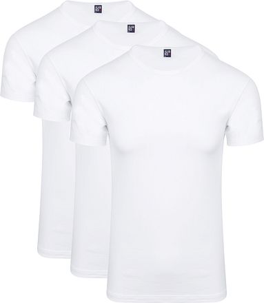 Alan Red Ottawa T-skjorte Stretch Hvit (3-pakning)