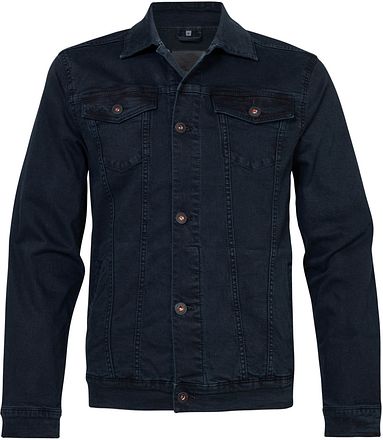 Petrol Denim Jacka Marinblå