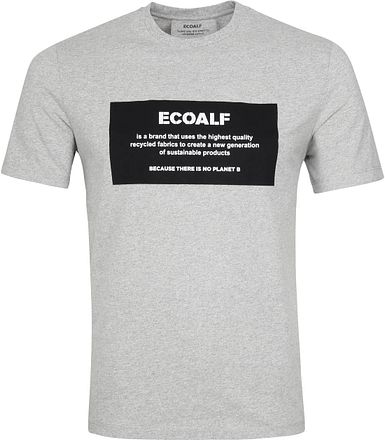 Ecoalf Natal T-shirt Etikett Ljusgrå