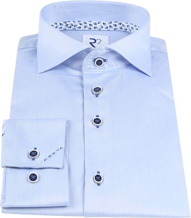 R2 Shirt Extra Long Sleeves Blue