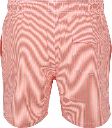 Shiwi Short de Bain Pete Seersucker Orange Stripe