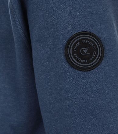 CASAMODA Sport Cardigan Zip Blue Indigo