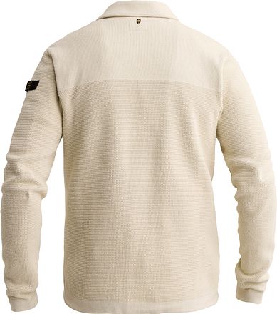 PME Legend Strickjacke Mixed Textures Ecru
