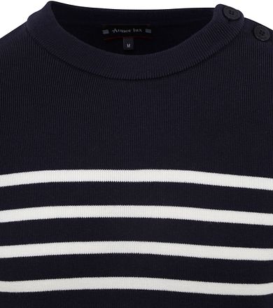 Armor-Lux Groix Sweater Stripes Navy
