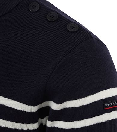 Armor-Lux Groix Tröja Randig Marinblå