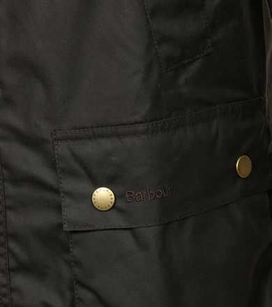 Barbour Ashby Wax Jacket Olive