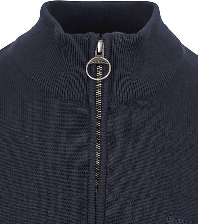 Barbour Half Zip Tröja Marinblå