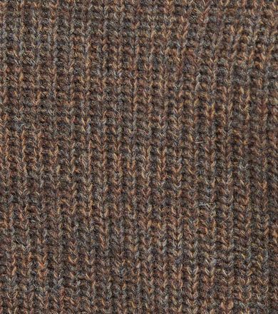 Barbour Stickad Tröja i Lammull Brun
