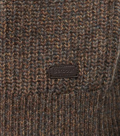 Barbour Strikkegenser Lammeull Brun