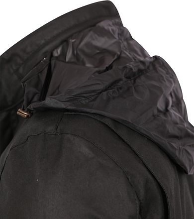 Barbour Voksjakke Corbridge Svart