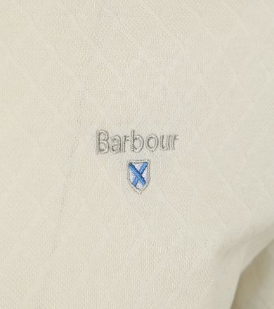 Barbour Polo Sutton Tailored Antikk Hvit