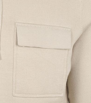 Blue Industry Hoodie Beige